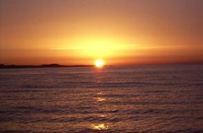 Coucher de soleil sur Belle-Ile-en-Mer, Bretagne